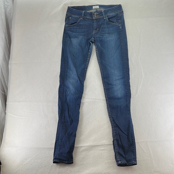 hudson Denim - Hudson Blue Jeans Colin Skinny Low Rise Womens Size 26 Pants Made In USA